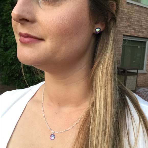 Mermaid Scale Earrings - Picture 5 of 7